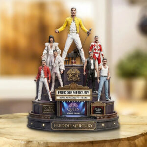 Freddie Mercury 80th Anniversary Custom Shape Acrylic Plaque - TMTHU4690