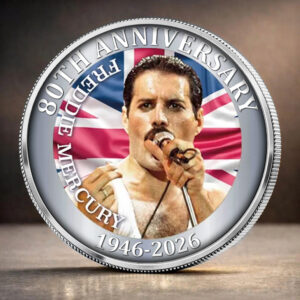 Freddie Mercury 80th Anniversary Commemorative Coin - MAITM15145