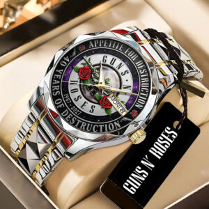 Guns N' Roses 40th Anniversary Alloy Luxury Quartz Watch - TANTN21630