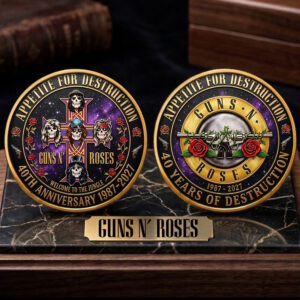 Guns N' Roses 40th Anniversary Commemorative Coin - TANTN21627