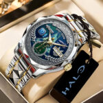 Halo 25th Anniversary Alloy Luxury Quartz Watch – TANTN21698