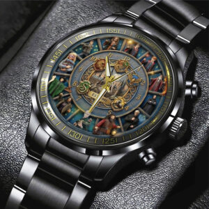 Harry Potter 25th Anniversary Black Stainless Steel Watch - TMTHU4260