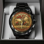 Indian Motorcycle 125th Anniversary Black Stainless Steel Watch – TANTN21660