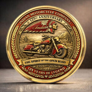 Indian Motorcycle 125th Anniversary Commemorative Coin - TANTN21658