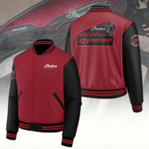 Indian Motorcycle 125th Anniversary Varsity Jacket - TANTN21665