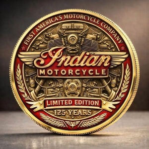 Indian Motorcycle 125th Anniversary Commemorative Coin - TANTN21655