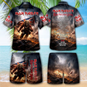 Iron Maiden 2026 World Tour 3D Hawaiian Apparel - HOATT16850