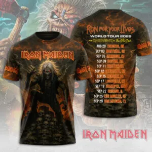 Iron Maiden 2026 World Tour 3D Apparel - MAITM14977