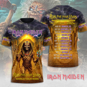 Iron Maiden 2026 World Tour 3D Apparel - MAITM15005