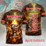 Iron Maiden 2026 World Tour 3D Apparel – MAITM15008
