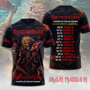 Iron Maiden 2026 World Tour 3D Apparel - MAITM15068