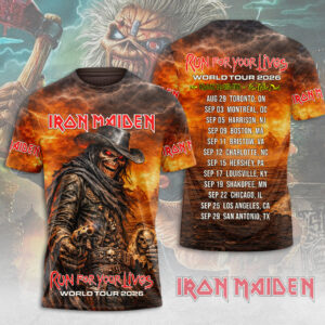 Iron Maiden 2026 World Tour 3D Apparel – MAITM15255