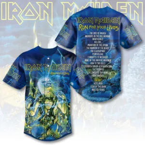 Iron Maiden 2026 World Tour Baseball Jersey - HOATT16413