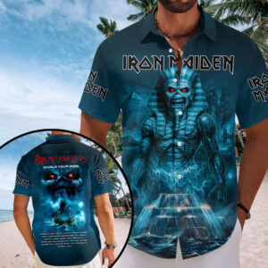 Iron Maiden 2026 World Tour Short Sleeve Button-Down Shirt – HOATT17017