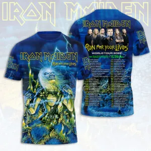 Iron Maiden 2026 World Tour 3D Apparel - HOATT16561