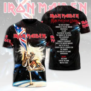 Iron Maiden 2026 World Tour 3D Apparel - HOATT16411