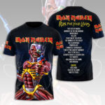 Iron Maiden 2026 World Tour 3D Apparel – HOATT16412
