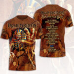 Iron Maiden 2026 World Tour 3D Apparel – HOATT16458