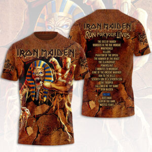 Iron Maiden 2026 World Tour 3D Apparel - HOATT16458