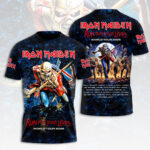 Iron Maiden 2026 World Tour 3D Apparel – HOATT16460