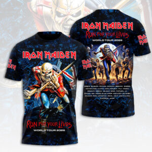 Iron Maiden 2026 World Tour 3D Apparel - HOATT16460