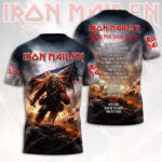 Iron Maiden 2026 World Tour 3D Apparel – HOATT16506