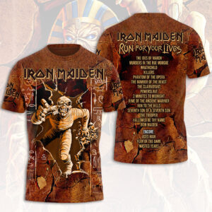 Iron Maiden 2026 World Tour 3D Apparel - HOATT16513