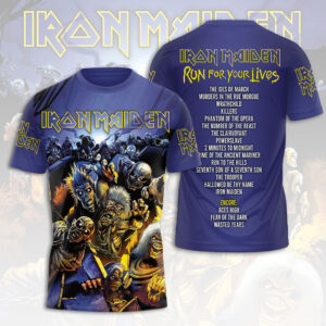 Iron Maiden 2026 World Tour 3D Apparel - HOATT16514