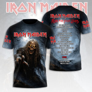 Iron Maiden 2026 World Tour 3D Apparel - HOATT16518