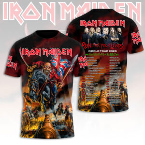 Iron Maiden 2026 World Tour 3D Apparel - HOATT16522