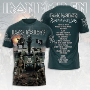 Iron Maiden 2026 World Tour 3D Apparel - HOATT16548