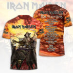Iron Maiden 2026 World Tour 3D Apparel – HOATT16549