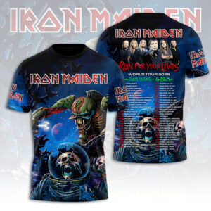 Iron Maiden 2026 World Tour 3D Apparel - HOATT16555