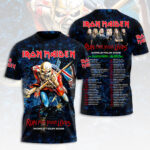 Iron Maiden 2026 World Tour 3D Apparel – HOATT16557