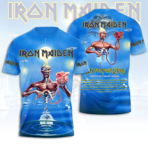 Iron Maiden 2026 World Tour 3D Apparel - HOATT16559