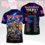 Iron Maiden 2026 World Tour 3D Apparel – HOATT16563
