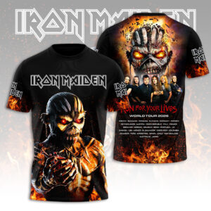 Iron Maiden 2026 World Tour 3D Apparel - HOATT16597