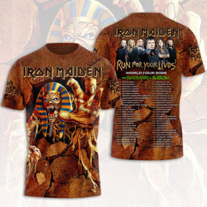 Iron Maiden 2026 World Tour 3D Apparel - HOATT16634