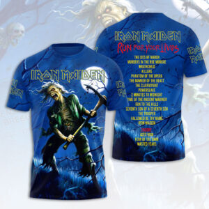 Iron Maiden 2026 World Tour 3D Apparel - HOATT16645
