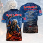 Iron Maiden 2026 World Tour 3D Apparel – HOATT16646