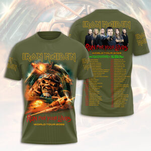 Iron Maiden 2026 World Tour 3D Apparel - HOATT16649