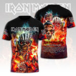 Iron Maiden 2026 World Tour 3D Apparel – HOATT16666