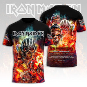 Iron Maiden 2026 World Tour 3D Apparel - HOATT16666