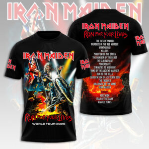 Iron Maiden 2026 World Tour 3D Apparel - HOATT16667