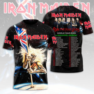 Iron Maiden 2026 World Tour 3D Apparel - HOATT16691