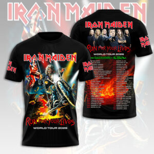 Iron Maiden 2026 World Tour 3D Apparel - HOATT16704