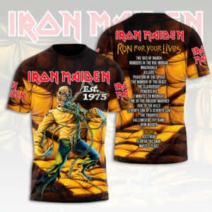 Iron Maiden 2026 World Tour 3D Apparel - HOATT16711