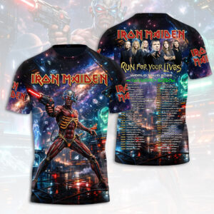 Iron Maiden 2026 World Tour 3D Apparel - HOATT16851