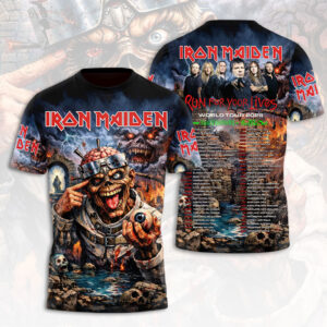 Iron Maiden 2026 World Tour 3D Apparel - HOATT16852
