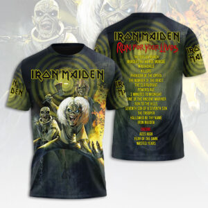 Iron Maiden 2026 World Tour 3D Apparel - HOATT16960